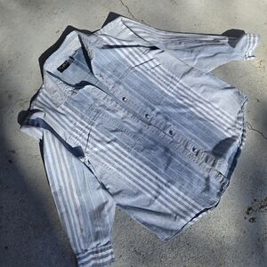 Light Blue Striped Shirt